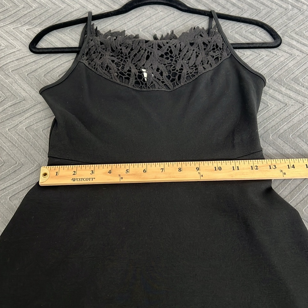 Free People Stretch Lace Trim Sleeveless Fit & Flare Dress - Picture 8 of 9